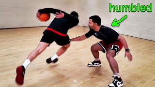He Challenged a PRO Basketball Player (Got Humbled 💀)