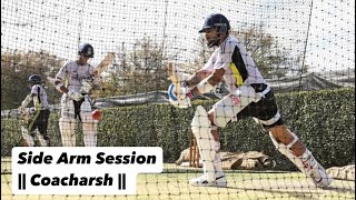 Coacharsh | Side Arm Session | Personal Training | Batting Coach | Royal Cricket Academy |