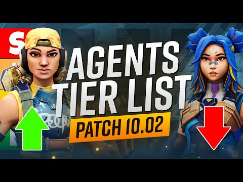 *NEW* Agent Tier List Patch 10.02! - Huge RAZE Meta! - Valorant Agent Guide