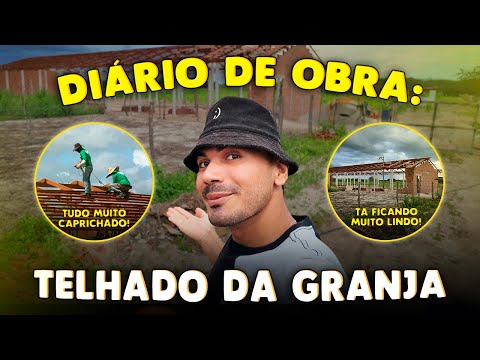 1 MÊS DA CONSTRUÇÃO DA GRANJA!
