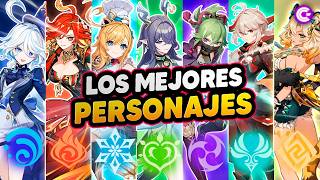 ✅TOP MEJORES PERSONAJES de CADA ELEMENTO 2025 - Genshin Impact