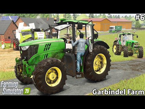 Bread Preparation, Slurry Spreading & Wheat Season Harvest Finale│Garbindel│FS 25│Timelapse#6