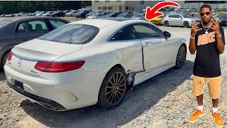 Buying A Mercedes Benz S 550 Coupe With A Wrecked Quarter Panel From Copart For $20,000