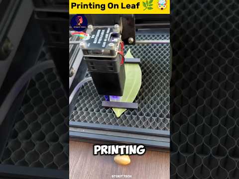 Printing On Leaf ๐ฟ๐คฏ #shorts #facts #youtubeshorts