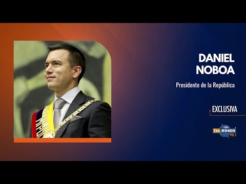 ENTREVISTA EXCLUSIVA I Presidente Daniel Noboa: Ecuador, en un conflicto armado interno