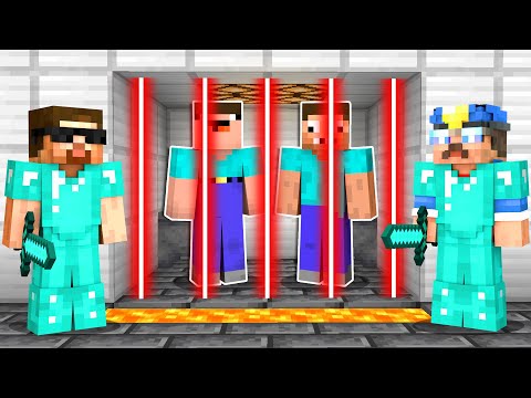 НУБ И ПРО ПОБЕГ ИЗ ТЮРЬМЫ ПРО В МАЙНКРАФТ ! НУБИК И ТРОЛЛИНГ ЛОВУШКА MINECRAFT