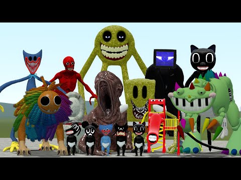 NEW YARNABY VS CARTOON CAT VS THE DOCTOR VS EVIL BABY VS PIANISAURUS VS INNYUME SMILEY AND OTHER!