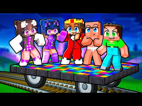 Wir verwandeln einen ZUG in eine PARTY BOX in Minecraft!