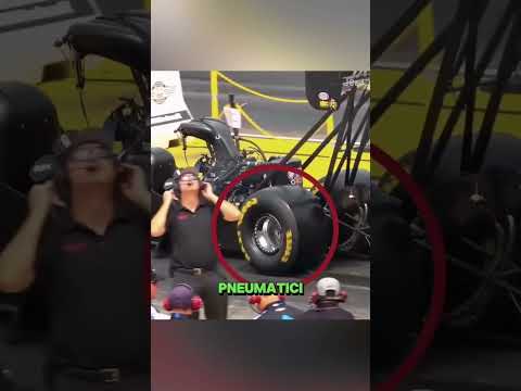 Perché gli pneumatici delle drag race si raggrinziscono?