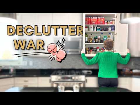 ☘️ Minimalist Wife vs. Hoarder Husband DECLUTTER SHOWDOWN: Kitchen Cupboard Edition