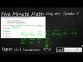 Unit Conversions Practice for 5th Grade STAAR