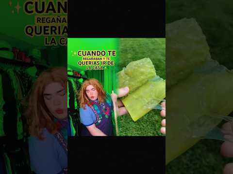 CUANDO TE REGAÑABAN Y TE QUERIAS IR DE LA CASA #shorts