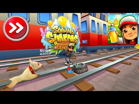 Subway Surfers Zurich Switzerland Jake Dark Outfit 2X Speed Fullscreen Gameplay PC HD - Episode 472