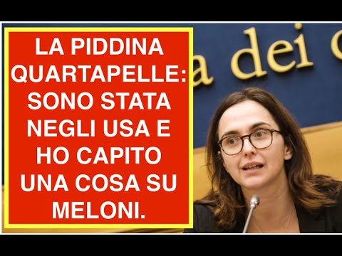 LA PIDDINA QUARTAPELLE: SONO STATA NEGLI USA E HO CAPITO UNA COSA SU MELONI.