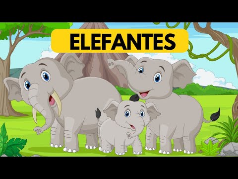 Conhecendo sobre os ELEFANTES e aprendendo a contar e a FALAR