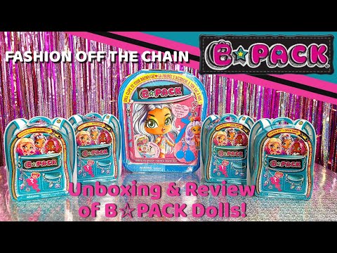 Fashion off the Chain. Unboxing and Review of new BPack Dolls #bpackdolls #dolls #freeproduct