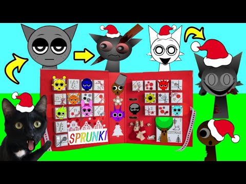 SPRUNKI PERO SON TODAS LAS FASES EN NAVIDAD / JUEGO a INCREDIBOX SPRUNKI EN LA VIDA REAL VS GATOS