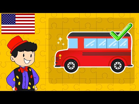 Let's Play Puzzle Car | Turma Kids e Cia in English