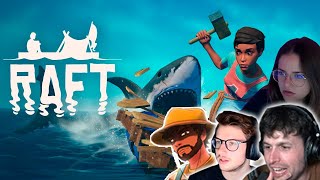 SOBREVIVIENDO EN EL MAR con Axo , Rawa y el Novio de Rawa - RAFT | xTheFocuSx
