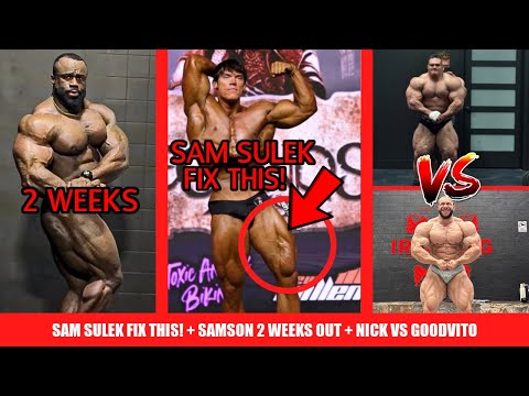 Sam Sulek Needs to Fix THIS for the Arnold + Samson Dauda 2 Weeks Out + Nick Walker VS GoodVito