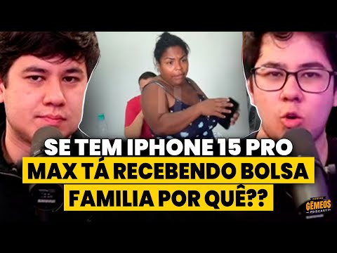 MULHER QUE RECEBE BOLSA FAMÍLIA E TEM IPHONE 15 PRO MAX!
