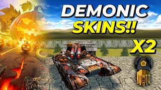 Tanki Online - I Got All The Demonic Skins | 2 Legendary Containers!!