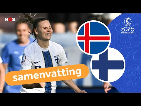 LEKKER DOELPUNT zorgt voor VERRASSING! 😮 | EK samenvatting IJsland - Finland