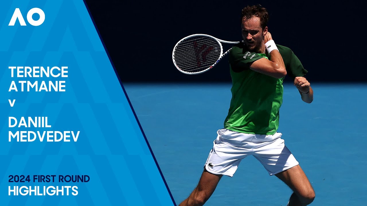 Terence Atmane v Daniil Medvedev Highlights | Australian Open 2024 First Round