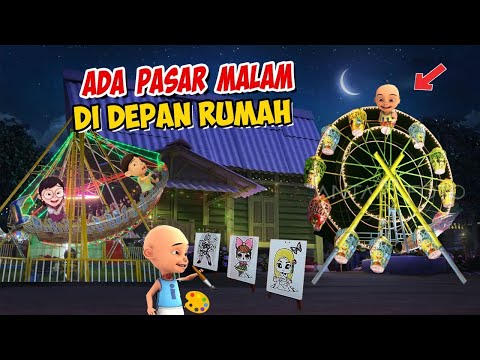 Ada Pasar Malam di Depan Rumah Upin ipin , ipin senang ! GTA Lucu