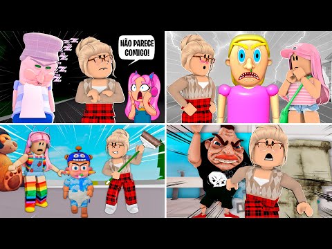 OS MELHORES ESCAPES QUE JOGUEI COM A VOVÓ! ROBLOX #3