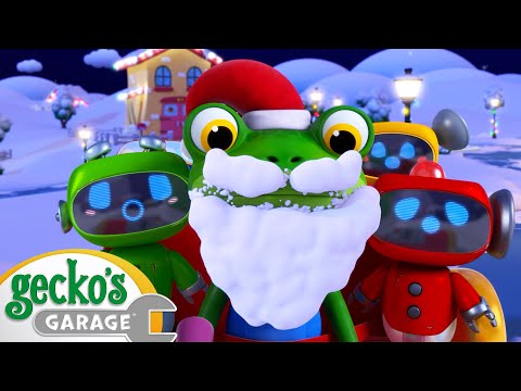 Santa Gecko | Gecko's Garage | Moonbug Kids - Play and Learn