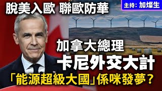 脫美入歐 聯歐防華 加拿大總理卡尼外交大計「能源超級大國」係咪發夢？