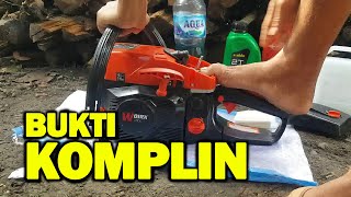 Bukti KOMPLIN Pembelian Chainsaw Senso WOIRX Rusak