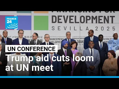 YouTube video thumbnail: Trump Cuts to Foreign Aid Looms Large at UN Development Conference