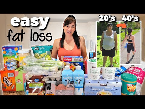 My High Protein Grocery Haul for EASY FAT LOSS Over 40