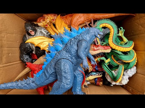 Hunting Found Transformers Optimus, Godzilla, Mechagodzilla, King Kong, T-Rex, Shark, Skibidi Toys