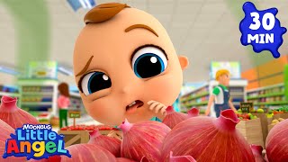 Fruits & Veggies at the Supermarket | BABY JOHN™ Playtime Kids Songs & Nursery Rhymes | Little Angel