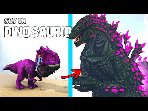 LA HISTORIA DEL GIGANOTOSAURUS GODZILLA Evolucionado Rosa! Evoluciono en Kaiju Soy un Dinosaurio