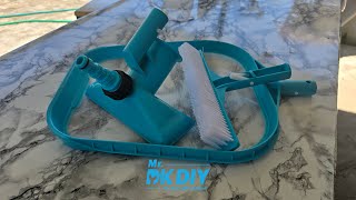 Pool Cleaning Kit Review - Works with Water Hose and Broom Stick! Intex Pool Ultra XTR (4545) gal