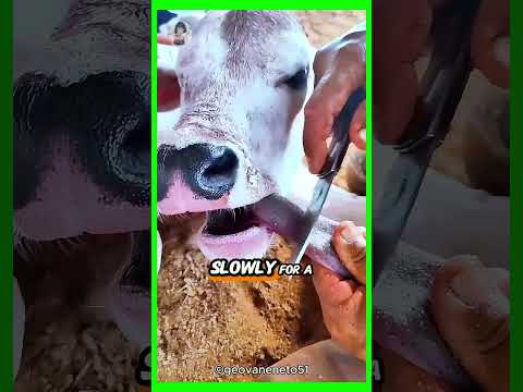 Saving a Starving Calf with a Shocking Tongue Treatment!