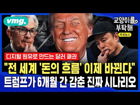 [지식뉴스] 트럼프vs파월, 왜 싸워? "이제 전 세계 돈의 흐름이 이제 바뀐다"...트럼프가 6개월 간 감춘 진짜 시나리오 (ft.오건영 단장) / 교양이를 부탁해 / 비디오머그