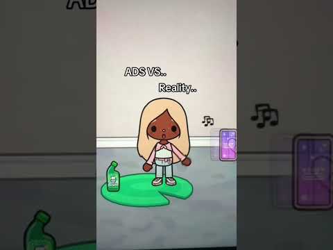ADS vs REALITY😭🫠 #tocaboca #tocalifeworld #toca #viral #shorts #vs #satisfying #gameplay