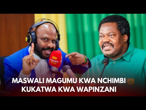 WAANDISHI WASHUSHAMVUA YA MASWALI KWA KATIBU MKUU CCM