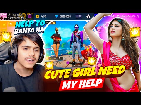 CUTE GIRL NEED HELP😭 SHE LEFT THE GAME😭 2 PRO PLAYER CALL HER NOOB👿 KAAL YT