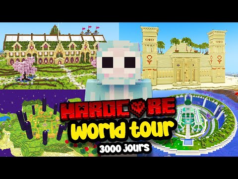 J'ai survécu 3000 jours sur Minecraft Hardcore [World Tour]