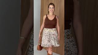 Vídeo adicional 5 do item Regata Nina Tricot - Marrom - Básica com Estilo e Toque Sofisticado