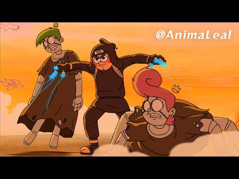 Timmy Turner VS Plankton (Naruto + Fairly OddParents + Sponge Bob Crossover Animation)