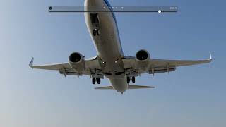 Schipol B737 crosswind landing