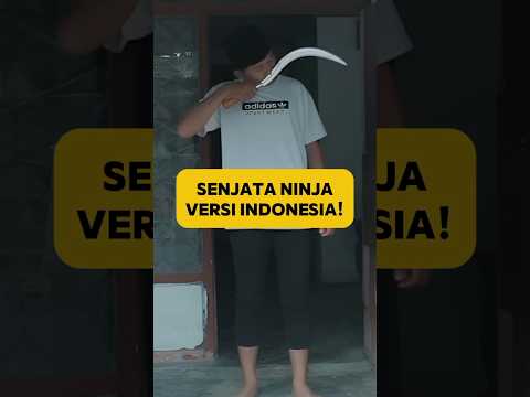 CELURIT! SENJATA NINJANYA INDONESIA #shorts #faktaunik