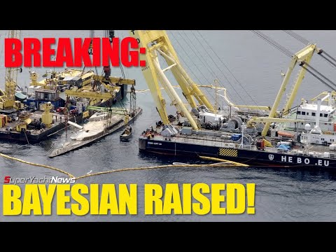 BREAKING: S/Y Bayesian Raised from Seabed! | SY News